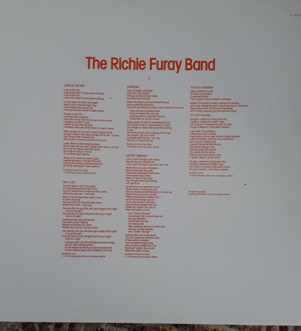 The Richie Furay Band : I've Got A Reason (LP, Album)