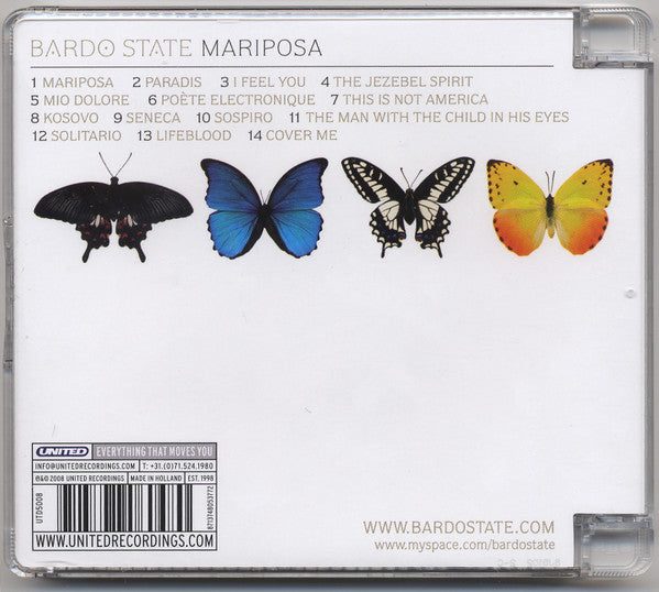 Bardo State : Mariposa (CD, Album)