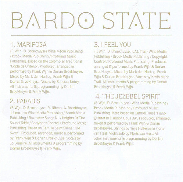 Bardo State : Mariposa (CD, Album)