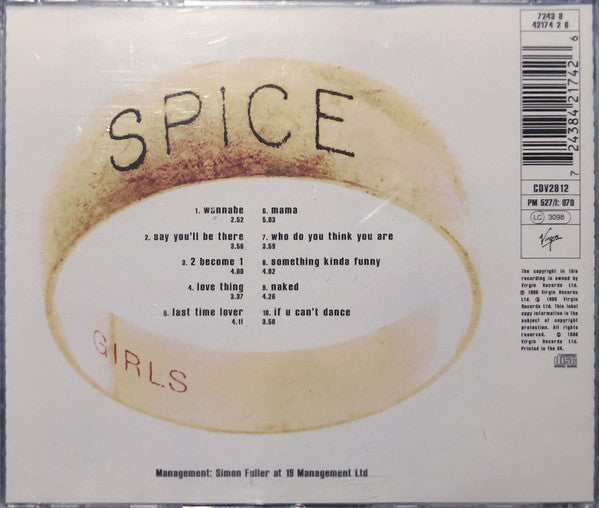 Spice Girls : Spice (CD, Album, RE)