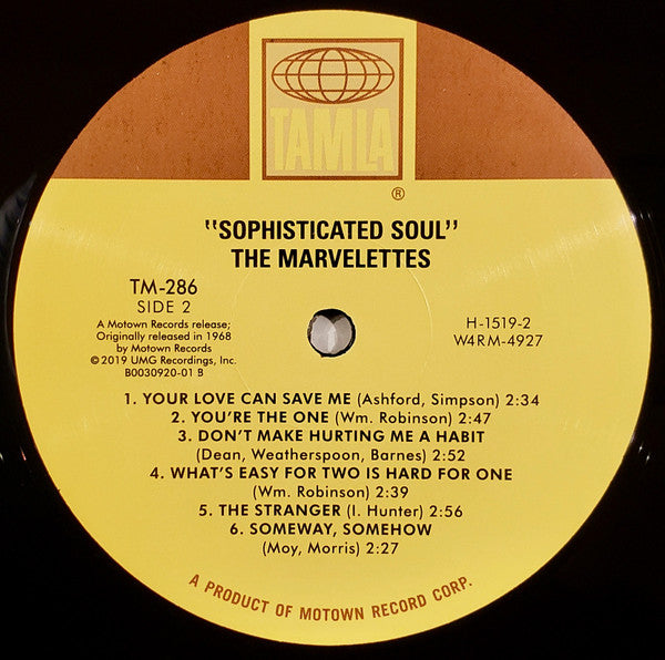The Marvelettes : Sophisticated Soul (LP, Album, Mono, Ltd, RE, RM, 180)