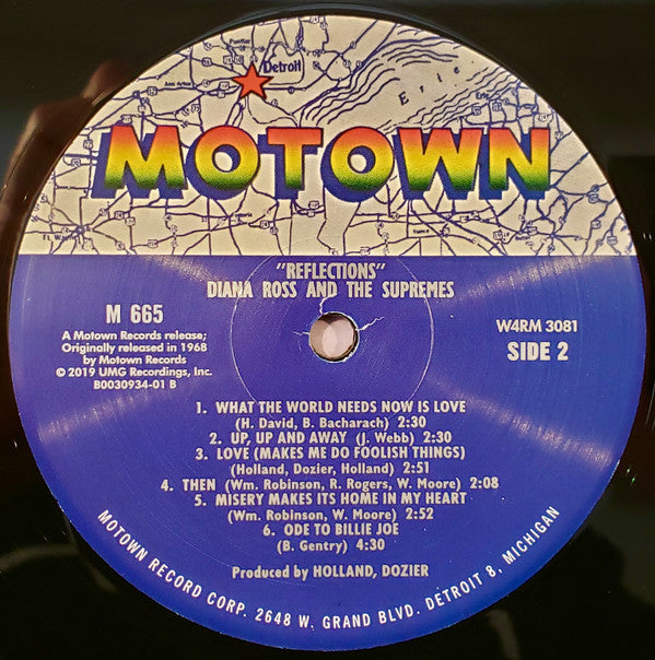 The Supremes : Reflections (LP, Album, Mono, Ltd, RE, RM)