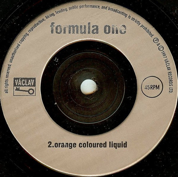 Formula One : Big Eye Stare / Orange Coloured Liquid (7")