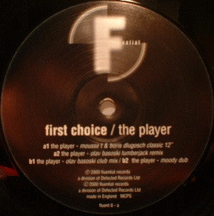 First Choice : The Player (2x12")