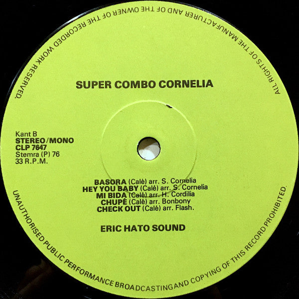 Super Combo Cornelia : Rock Salsa (LP, Album)