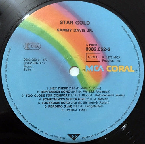 Sammy Davis Jr. : Star Gold (2xLP, Comp)