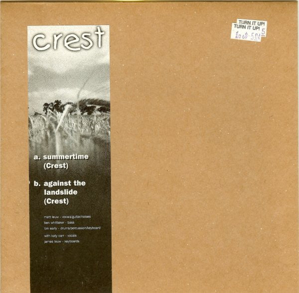 Crest (2) : Summertime / Against The Landslide (7", Yel)