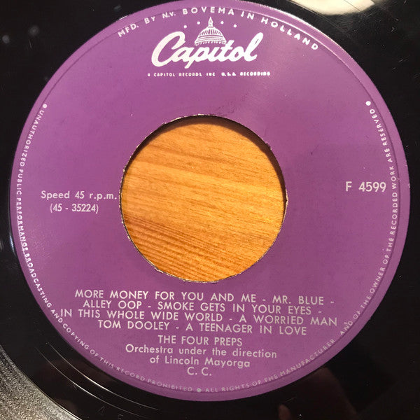 The Four Preps : More Money For You And Me (7", Single)