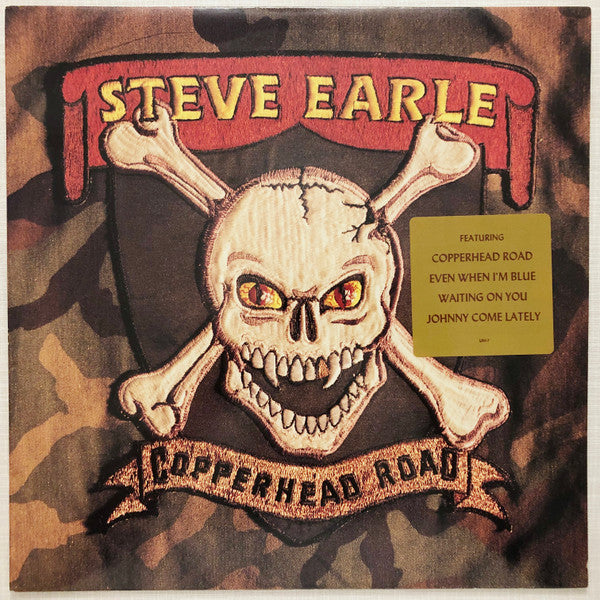 Steve Earle : Copperhead Road (LP, Album, Eur)