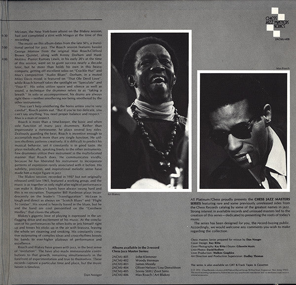 Max Roach / Art Blakey : Percussion Discussion (2xLP, Comp, Gat)