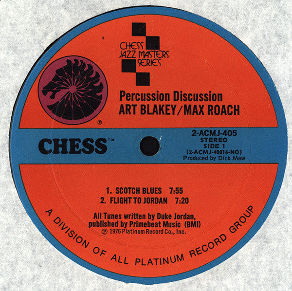 Max Roach / Art Blakey : Percussion Discussion (2xLP, Comp, Gat)