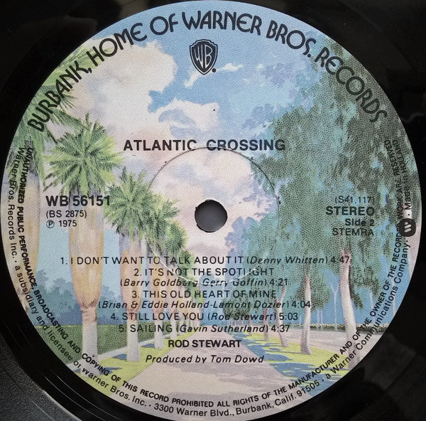 Rod Stewart : Atlantic Crossing (LP, Album, Gat)