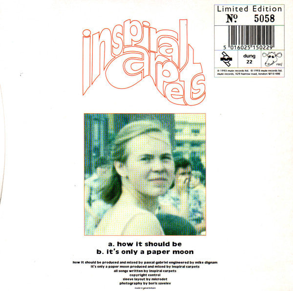 Inspiral Carpets : How It Should Be (7", Single, Ltd, Num)