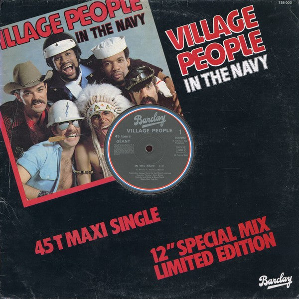 Village People : In The Navy (12", Maxi, Ltd)