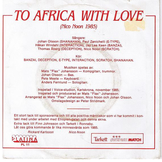Various : To Africa With Love (7", S/Sided)