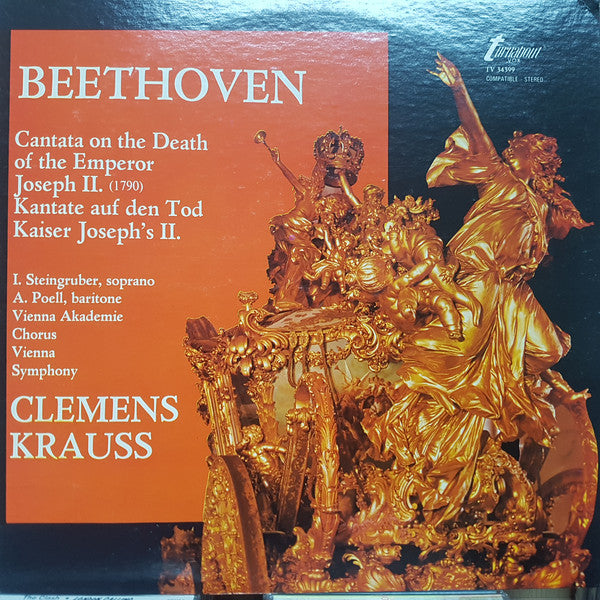 Ludwig van Beethoven : Cantata On The Death Of Emperor Joseph II (LP)