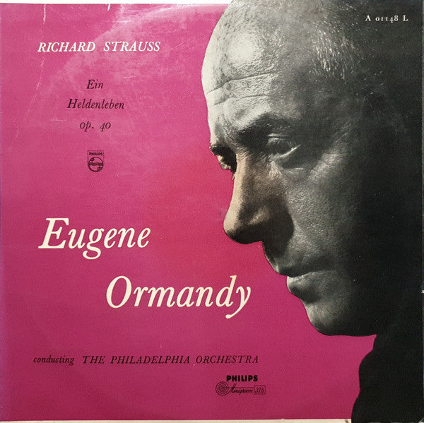 Richard Strauss - The Philadelphia Orchestra, Eugene Ormandy, Jacob Krachmalnick : Ein Heldenleben (LP, Mono)
