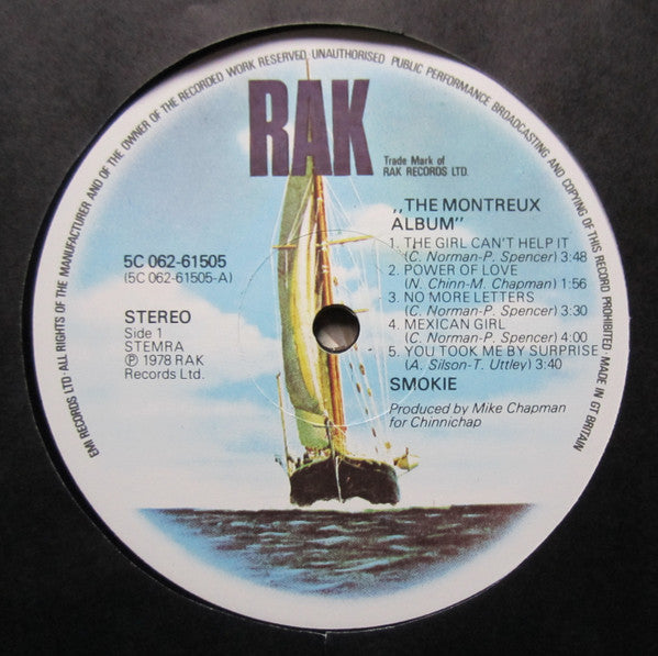 Smokie : The Montreux Album (LP, Album, Gat)