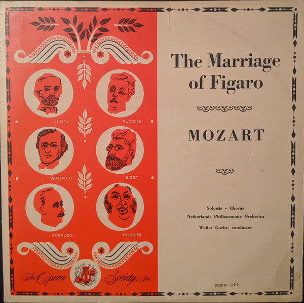 Wolfgang Amadeus Mozart, Walter Goehr / Nederlands Philharmonisch Orkest : The Marriage Of Figaro (LP)