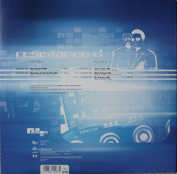 Resistance D : Human '98 (2x12", Maxi, MP)