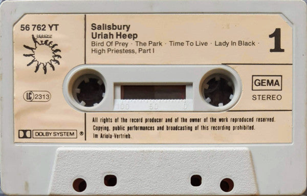 Uriah Heep : Salisbury (Cass, Album, RE, Dol)