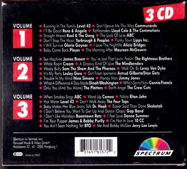 Various : The Original Music 4 You - Hit Collection Volume 1-3 (3xCD, Comp, Box)