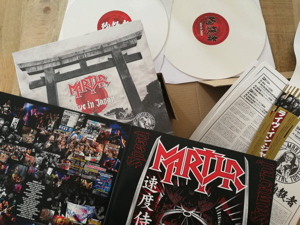 Martyr (9) : Live in Japan (2xLP, Album, Ltd, Whi)