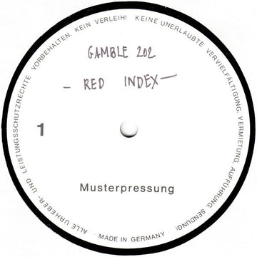 Gamble 202 : Red Index (12", TP)