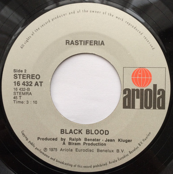Black Blood (2) : A.I.E. (A Mwana) (7", Single)