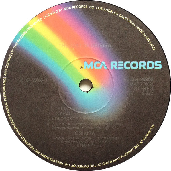 Osibisa : The Best Of Osibisa (LP, Comp)
