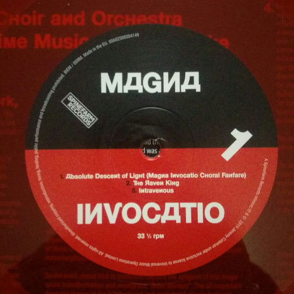 Jaz Coleman : Magna Invocatio (A Gnostic Mass For Choir And Orchestra Inspired By The Sublime Music Of Killing Joke) (LP, Red + LP + Album)