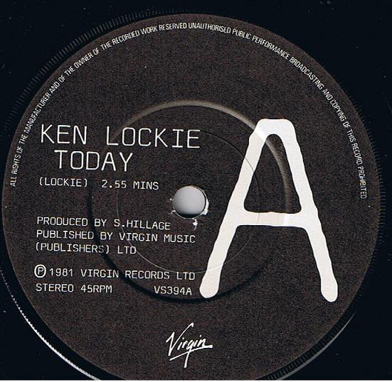 Ken Lockie : Today (7", Single)