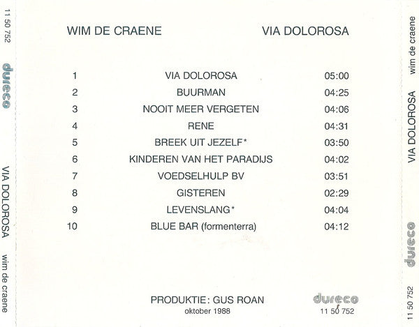 Wim De Craene : Via Dolorosa (CD, Album)