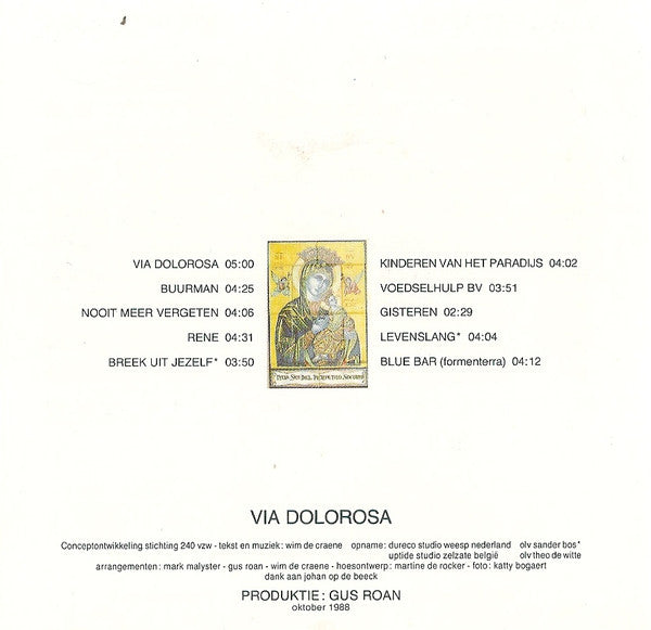 Wim De Craene : Via Dolorosa (CD, Album)