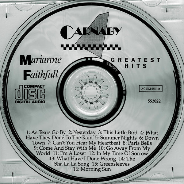 Marianne Faithfull : Greatest Hits (CD, Comp)