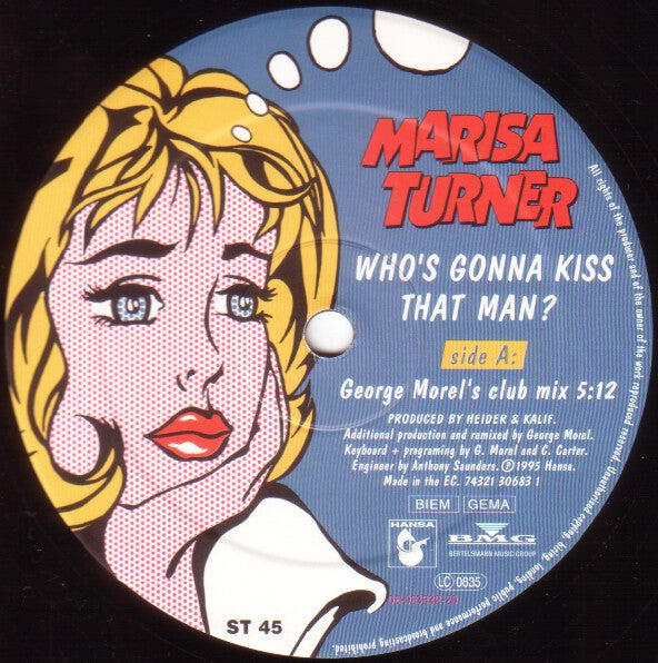 Marisa Turner : Who's Gonna Kiss That Man? (12", Maxi)