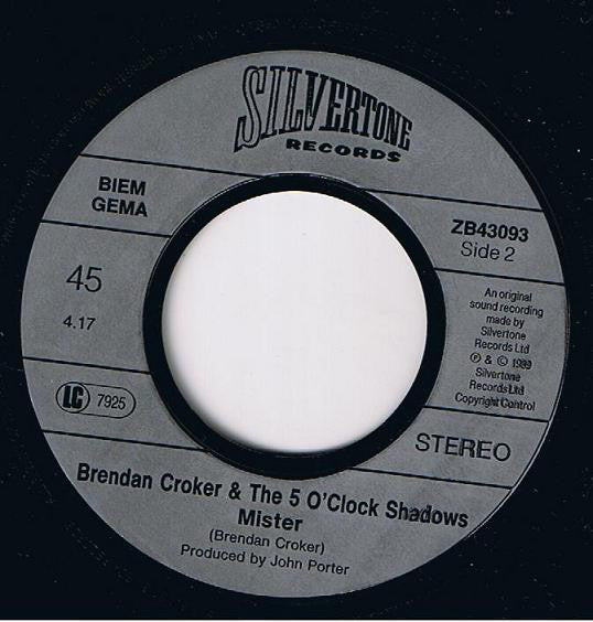Brendan Croker And The 5 O'Clock Shadows : No Money At All (7", Single)