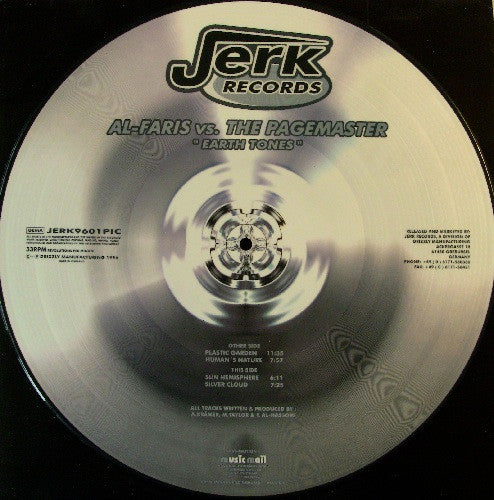 Al-Faris & The Pagemaster : Earth Tones (12", Pic)