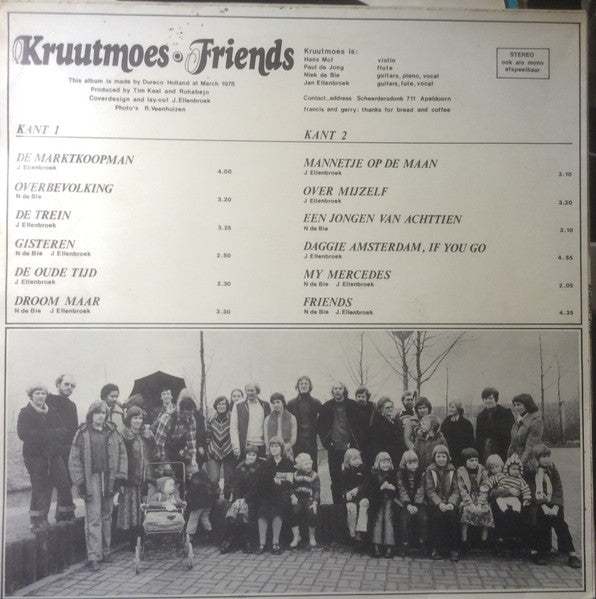 Kruutmoes : Friends (LP, Album)