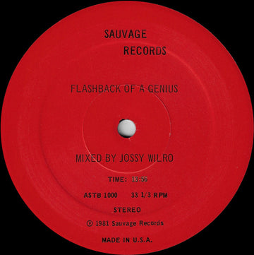 Various : Flashback Of A Genius (12", Mixed, Unofficial)