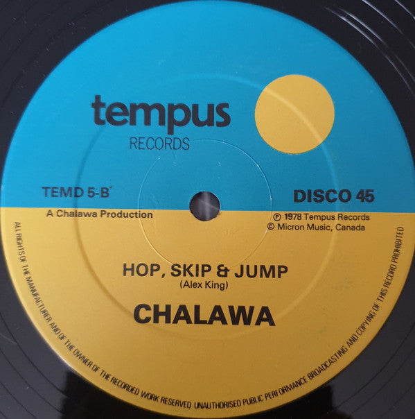 Chalawa : Picadilly Hop / Hop, Skip & Jump (12")