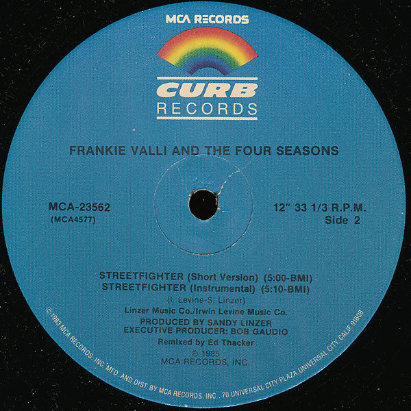 Frankie Valli And The Four Seasons* : Streetfighter (12")