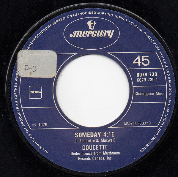 Doucette : Someday / Rita (7", Single)