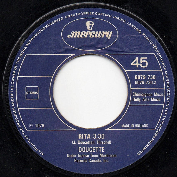 Doucette : Someday / Rita (7", Single)