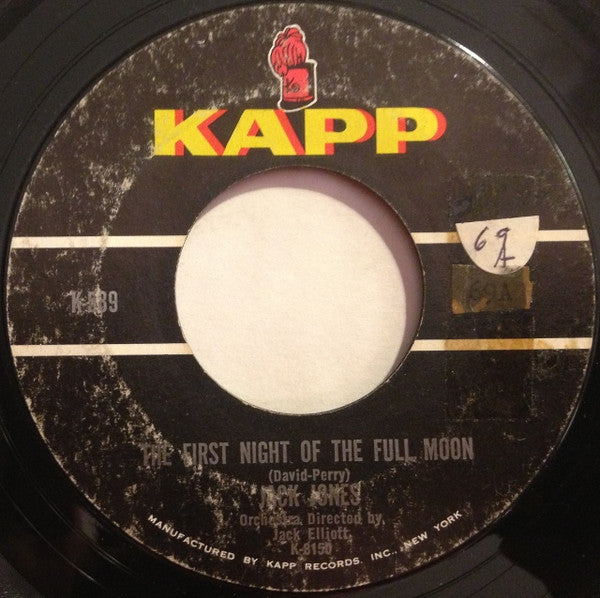 Jack Jones : The First Night Of The Full Moon / Far Away (7", Single, Styrene)