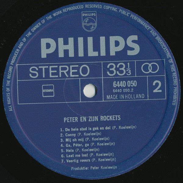 Peter Koelewijn & Zijn Rockets : De Beste Van Peter En Zijn Rockets (LP, Comp)