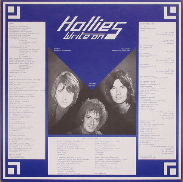 The Hollies : Write On (LP, Album)