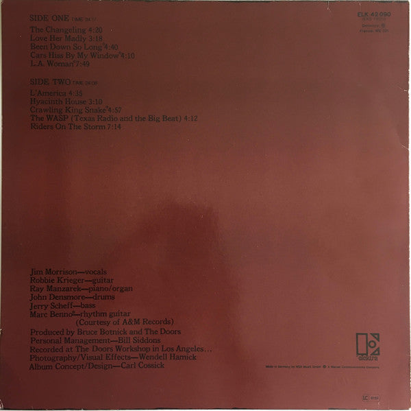 The Doors : L.A. Woman (LP, Album, RE)