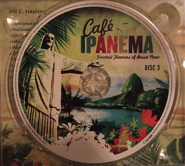 Various : Café Ipanema (Greatest Flavours Of Bossa Nova) (Box, Dlx, RP + 3xCD, Comp, RM)
