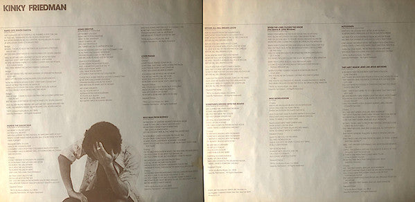 Kinky Friedman : Kinky Friedman (LP, Album)